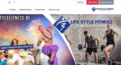 Desktop Screenshot of lifestylefitness.be